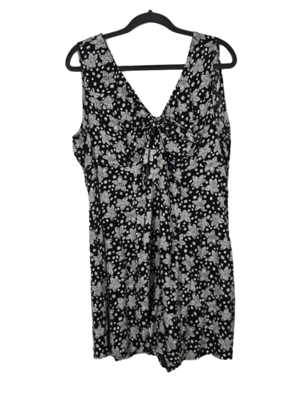 Basic Editions printed short romper